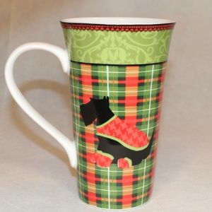222 fifth argyle Scotty dog mug Christmas sweater funny cup